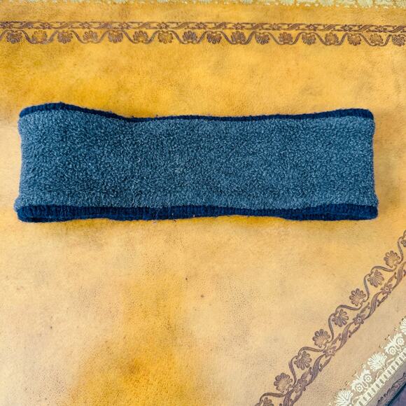 abercrombie kids knit fleece headwear navy ear warmer headband - Picture 3 of 3